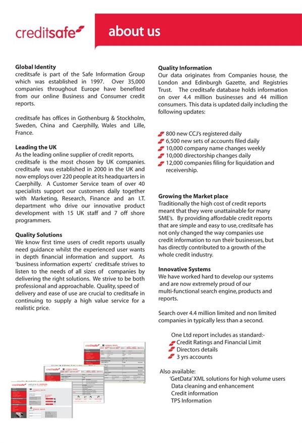 Profile for Creditsafe UK